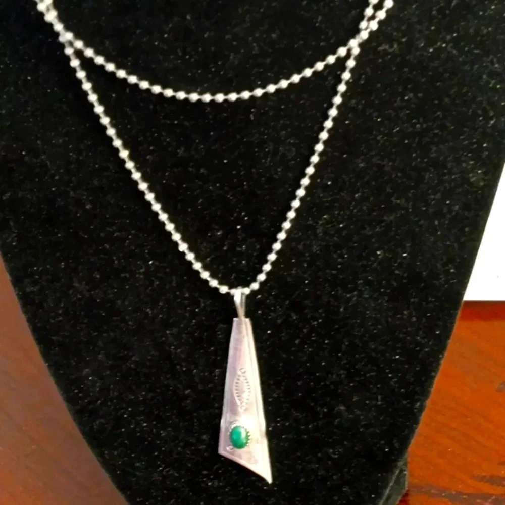 Larry Moses Yazzie Navajo LMY, AKA Larry Yazzie, Pendant 925 added chain